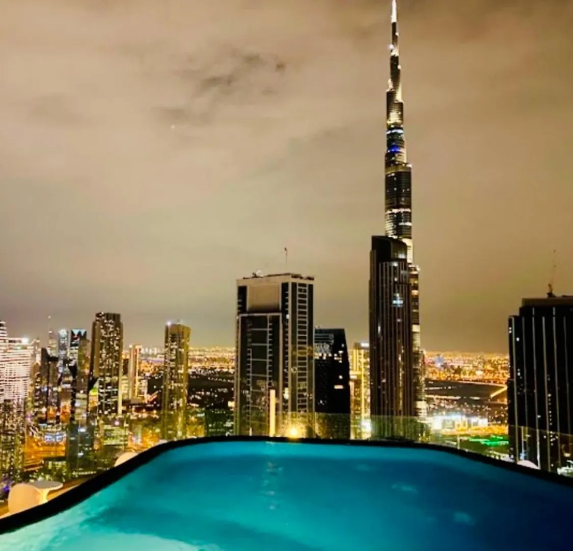 Paramount Downtown Burj Khalifa View With 64Th Floor Infinity Pool 두바이